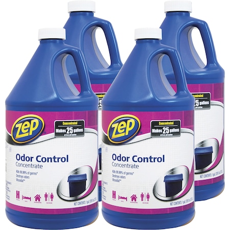 Odor Control Concentrate, 1Gal, , Fresh Scent, PK 4